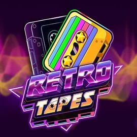 Retro Tapes slot logo by Push Gaming at Betalice Casino